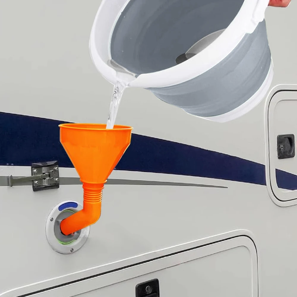 Refueling Funnel With Filter Detachable Hose Car Motorcycle Refuel Engine Oil Funnel Long Mouth Funnels Car Repair Filling Tools refueling funnel