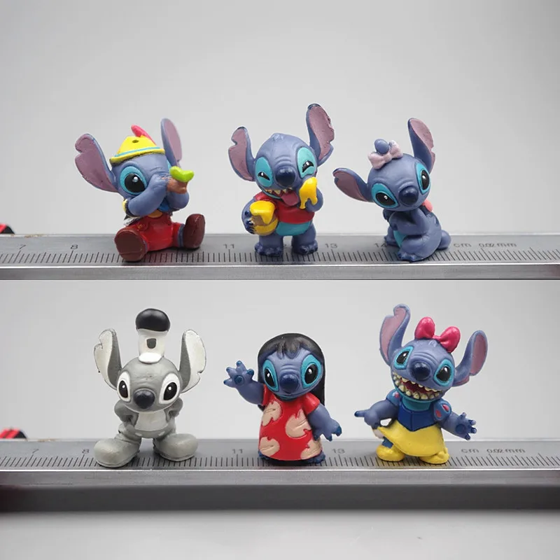 Figurines de dessin animé Disney Encanto pour enfants, 6 pièces, ensemble  de poupées miniatures, décoration de