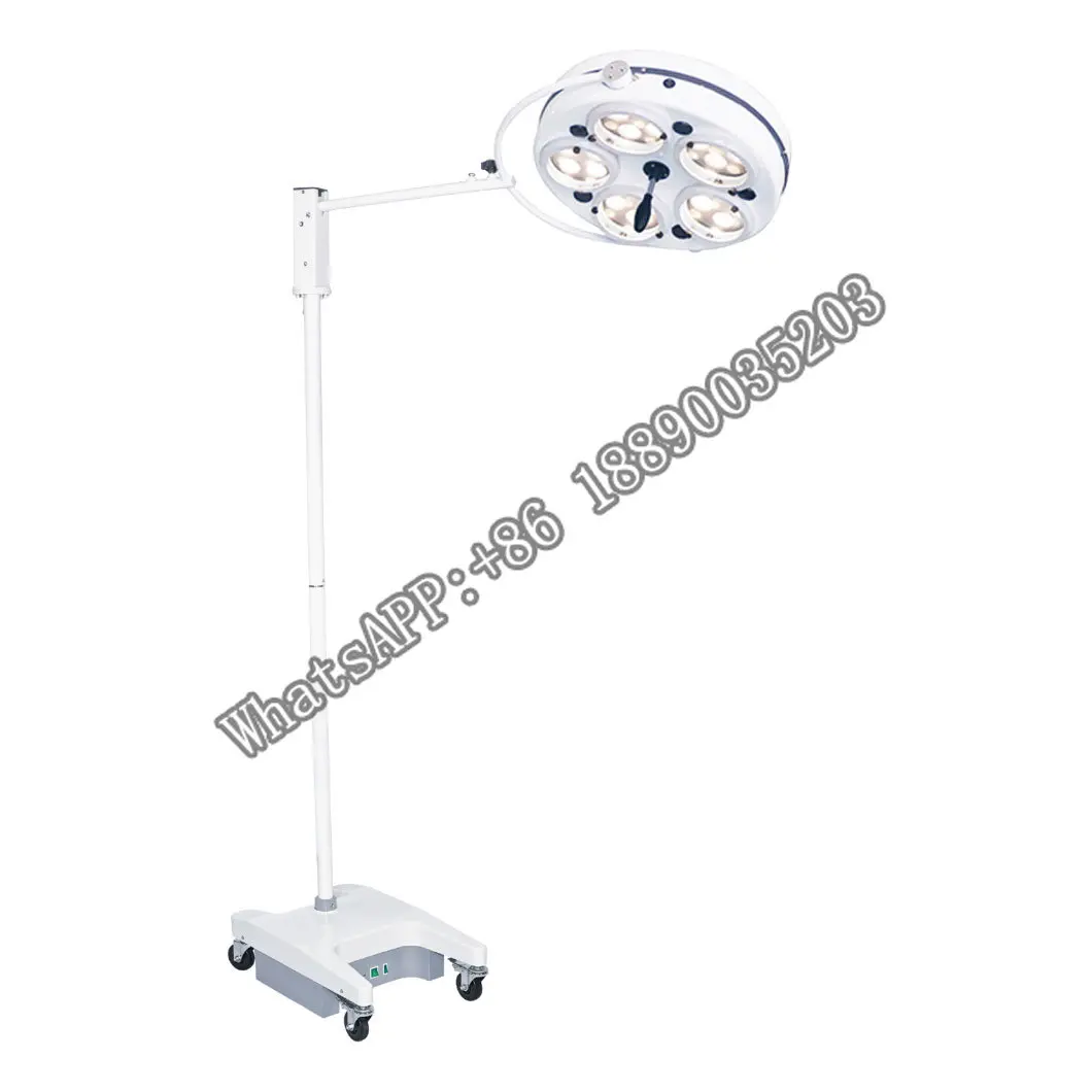 Hospital Equipment Vertical 5 Reflector Surgical Head Lamp, Luminescence LED Shadowless Light hospital architecture