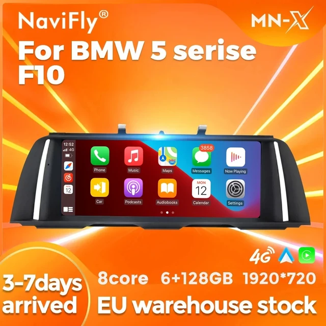 Lecteur vidéo Android 14 pour BMW Série 5, F10, F11, 128-2011, CarPlay, Navigation, 4G, 2017 Go, Limitation automatique, Dean, Livraison dans l'UE 1