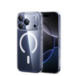 UGREEN Shockproof Magnetic Phone Case - Durable TPU Cover with Macsafe البיבותি for iPhone 17 Pro (Clear)