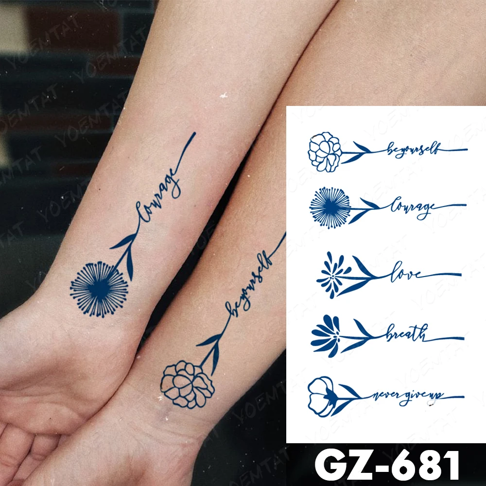 Tatouage Fleur De Tiaré Poignet