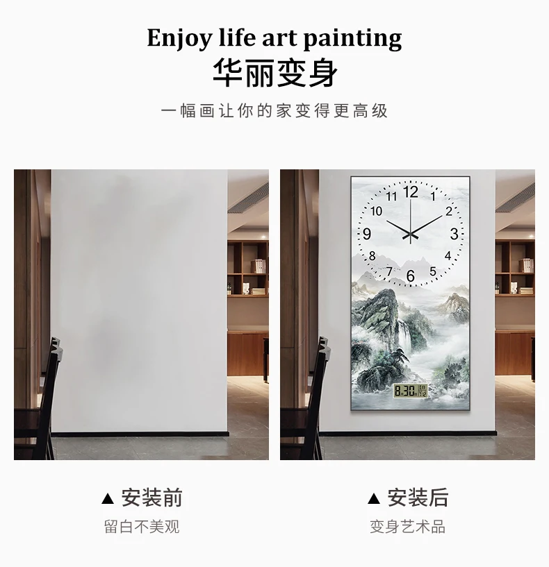 Description Picture 4 of itemLuxury High Wall Clocks Living Room Party Modern Design European Cute Clock Wall Aesthetic Relogio De Parede Unique Furniture