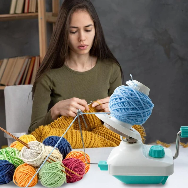 Wool Ball Winder for Winding Yarn Skein Thread and Fiber Hand Operated  Swift Wool Yarn Winder Spinning Knitting Crocheting Tools - AliExpress