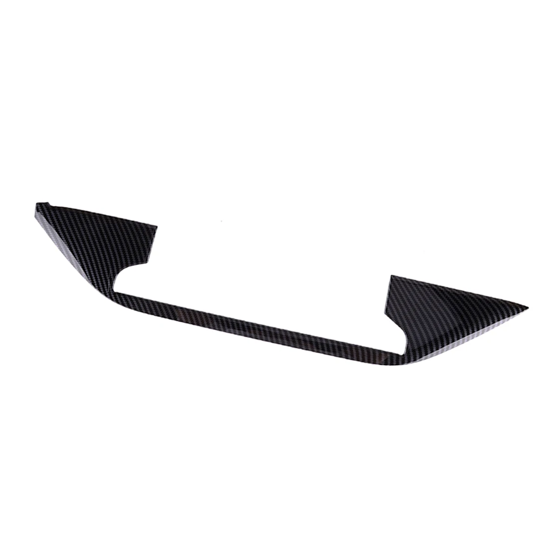 

Central Dashboard GPS Navigation Base Panel Frame Cover Trim Fit for Kia Stinger 2021 2022 2023 Carbon Fiber Style Black