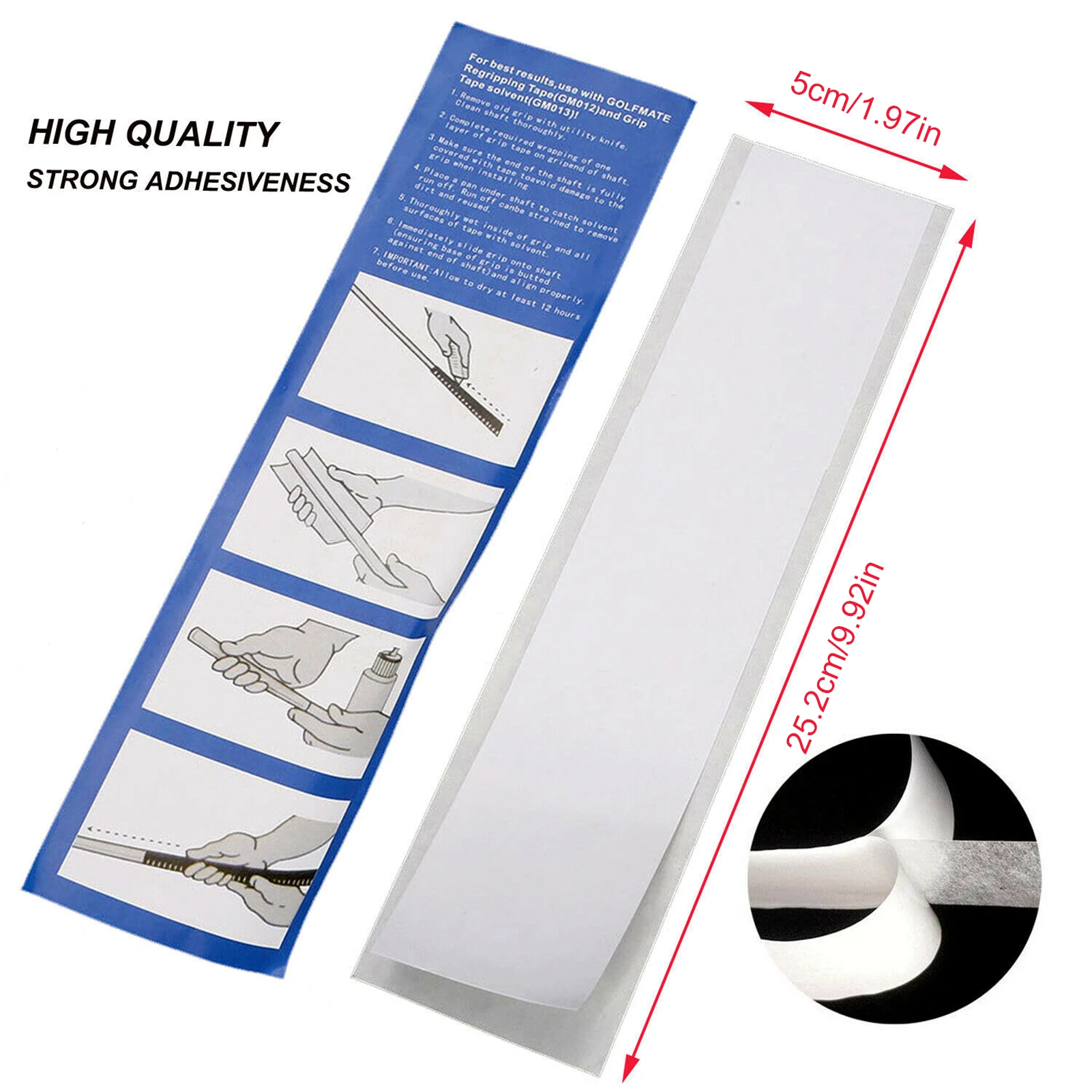Golf Club Grip Kit Tape Strips Golf Grip Removal Tool Gripping Solvent Hook Blade Golf Regripping Repair Set Replacement Kit 4