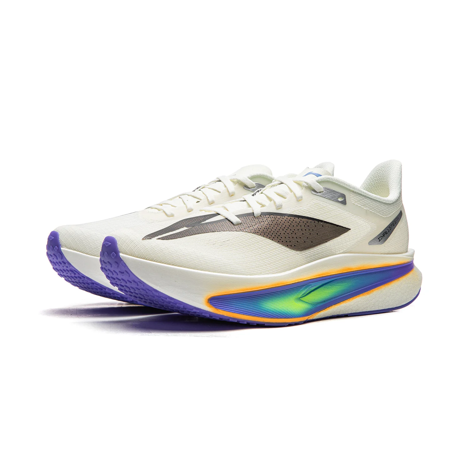 Li-Ning נעלי ריצה לגברים FEIDIAN 6 CHALLENGER SUPER BOOM נעלי ספורט תחרותיות קלות משקל עם ריפוד מחזיר אור ARMW003