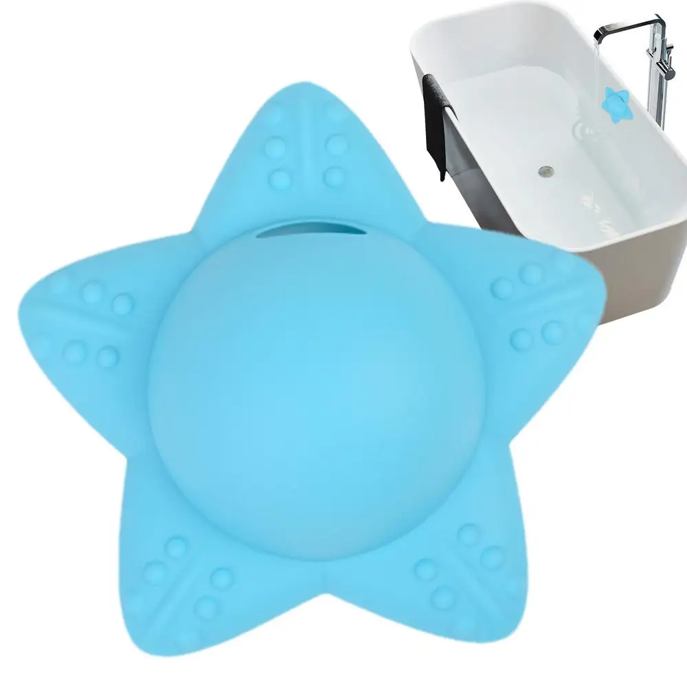 Description Picture 2 of itemBathtub Overflow Drain Cover Drain Block Bathroom Overflow Cover Silicone Spa Accessories Bath Tub Drain Plug 5 Suction Cups