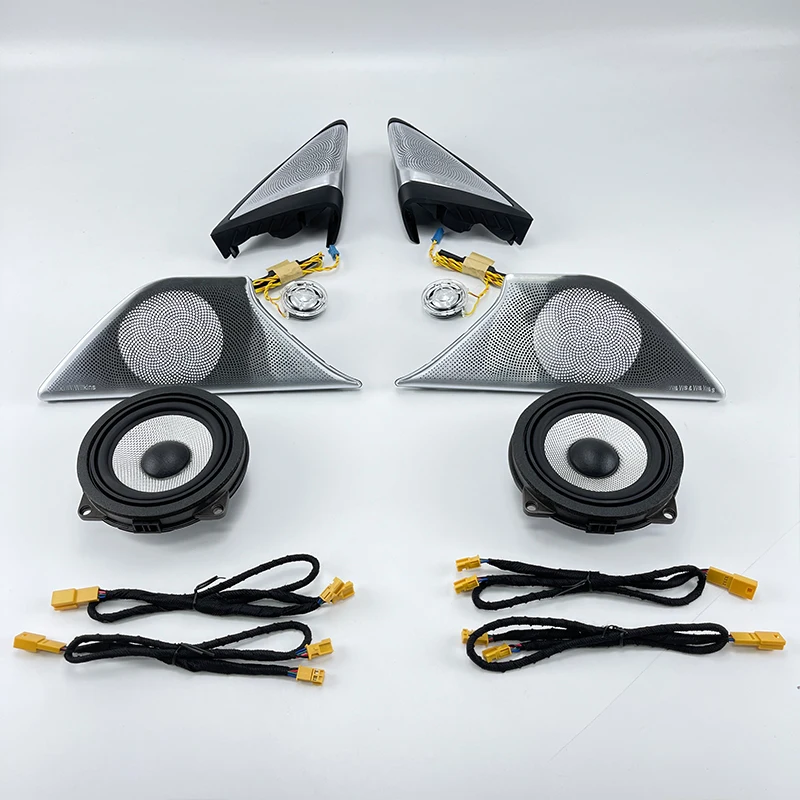 도어 미드레인지 트위터용 LED 커버 무손실 음질 HiFi 음악 스테레오 스피커, Horn Luminous, BMW G30, G31, New 5 시리즈
