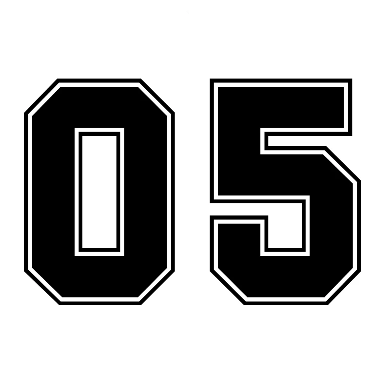 

CS-10150# number 05 funny vinyl car sticker waterproof car decal stickers on car truck bumper rear window laptop