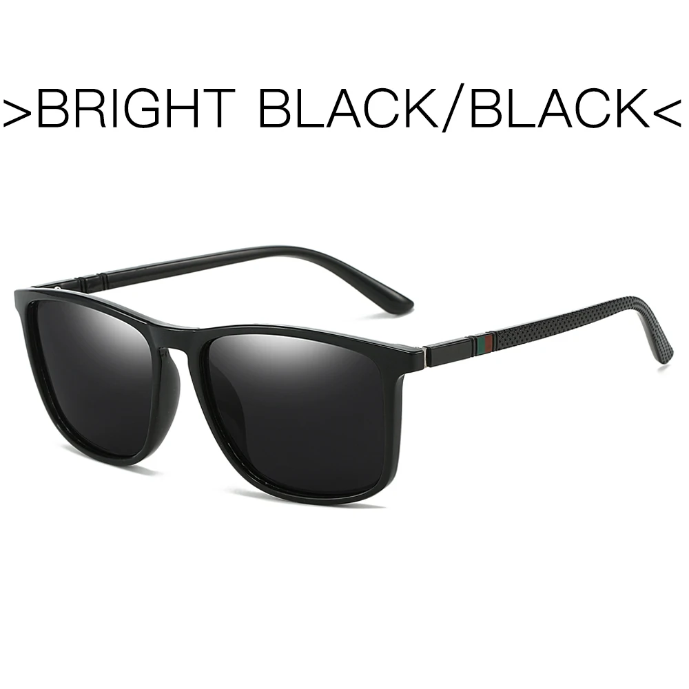 Men's Polarized Sports Sunglasses - Lightweight UV400 Protection Square Eyewear