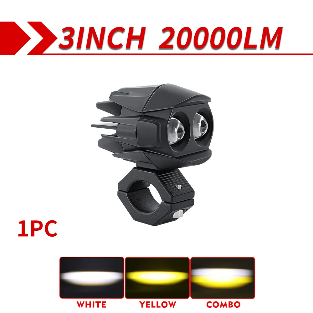 ライトコット(GY) 2pc 2in LED Off Road Cube Lights