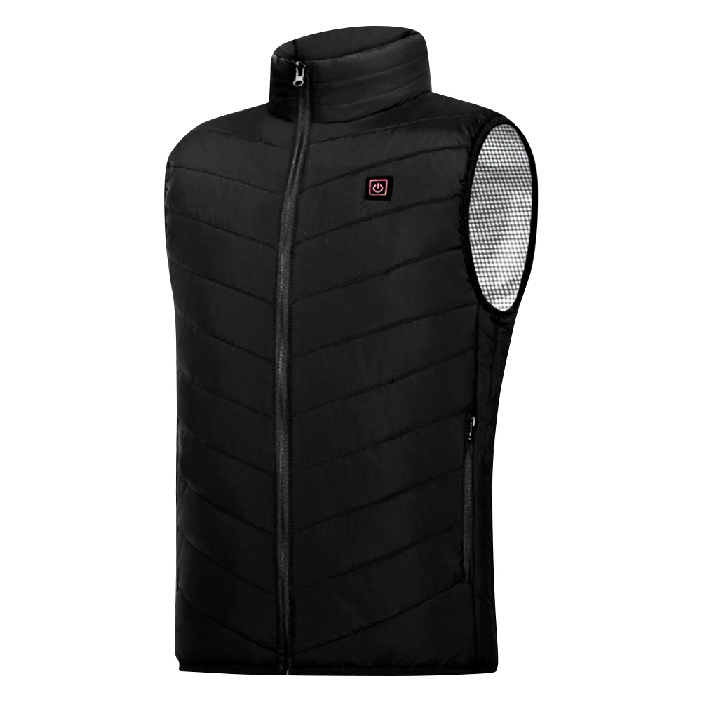 13 Places Areas Thermal Clothing Warm USB Thermal Waistcoat Washable Winter Heated Jacket Oversized 5XL for Outdoor Hunting