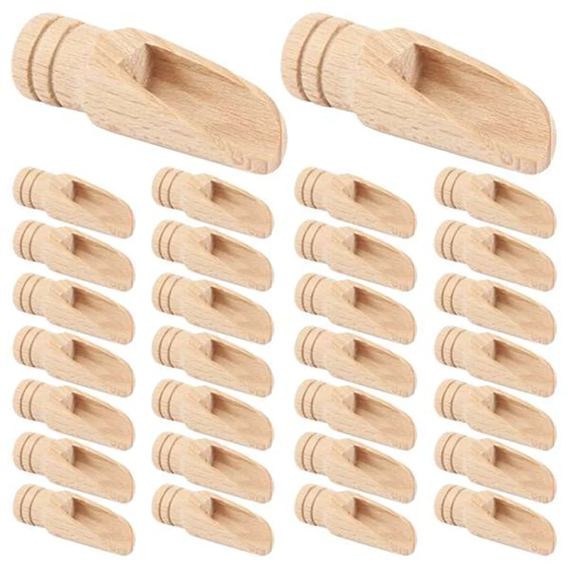 Salt Spoons 30 Pieces Small Wooden Spoon with Short Handle Mini Wooden Spoon for Condiments,Ice Cream, Coffee,Tea,Jam wooden spoon