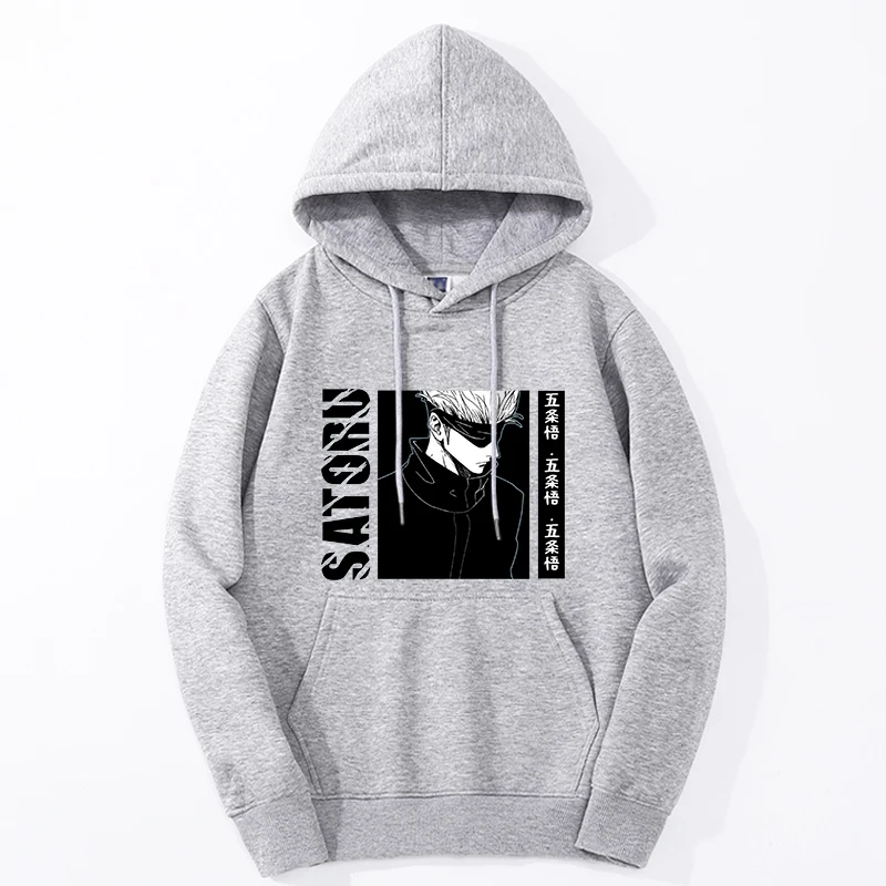 

Jujutsu Kaisen Winter Hoodies Sweatshirts Men Women Gojo Satoru Anime Graphic Streetwear Long Sleeve New Pullover Streetwear