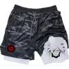 Summer Sporty Versatile Casual Anime Print Men's Shorts Everyday Casual Quick-Drying Sweatpants 1