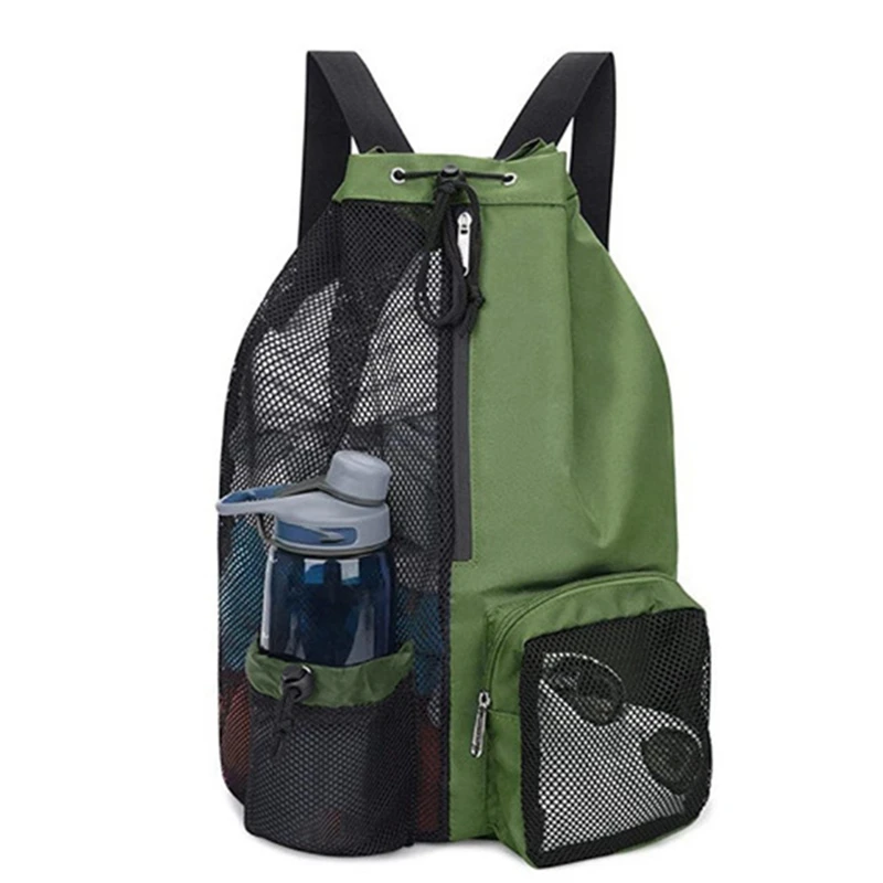 Swim Bag Mesh Drawstring Backpack For Swimming, Gym, Pool, Workout Gear & Sports-N56