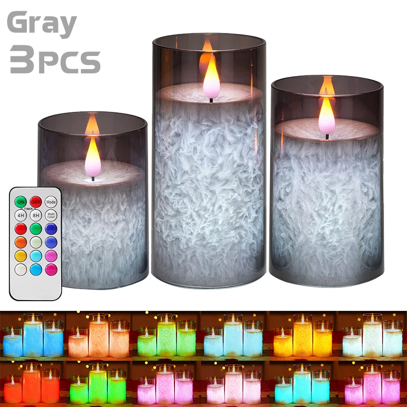 Qxmcov Bougie LED, Lampe Bougie Electrique sans Flamme, Lot de 12 Bougies Flamme Vacillante chauffe-plat, Bougie LED de Chronométrage Automatique, Mariage, Noël, Pâques, Décoration de Fête(S