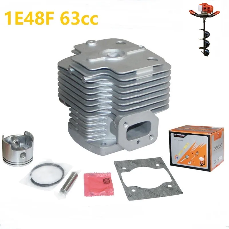 Recoil Starter Pull Starter For 1E48F 48F 63cc Earth Auger – Replacement Part For 2-Stroke Post Hole Digger Engine