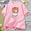 Yoongi Cat T-shirt Funny Printed Cotton Short Sleeve Tees Summer Unisex Women Men T Shirt Casual Round Neck T Shirts Streetwear 1