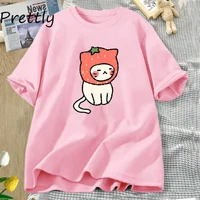 Yoongi Cat T-shirt Funny Printed Cotton Short Sleeve Tees Summer Unisex Women Men T Shirt Casual Round Neck T Shirts Streetwear 1