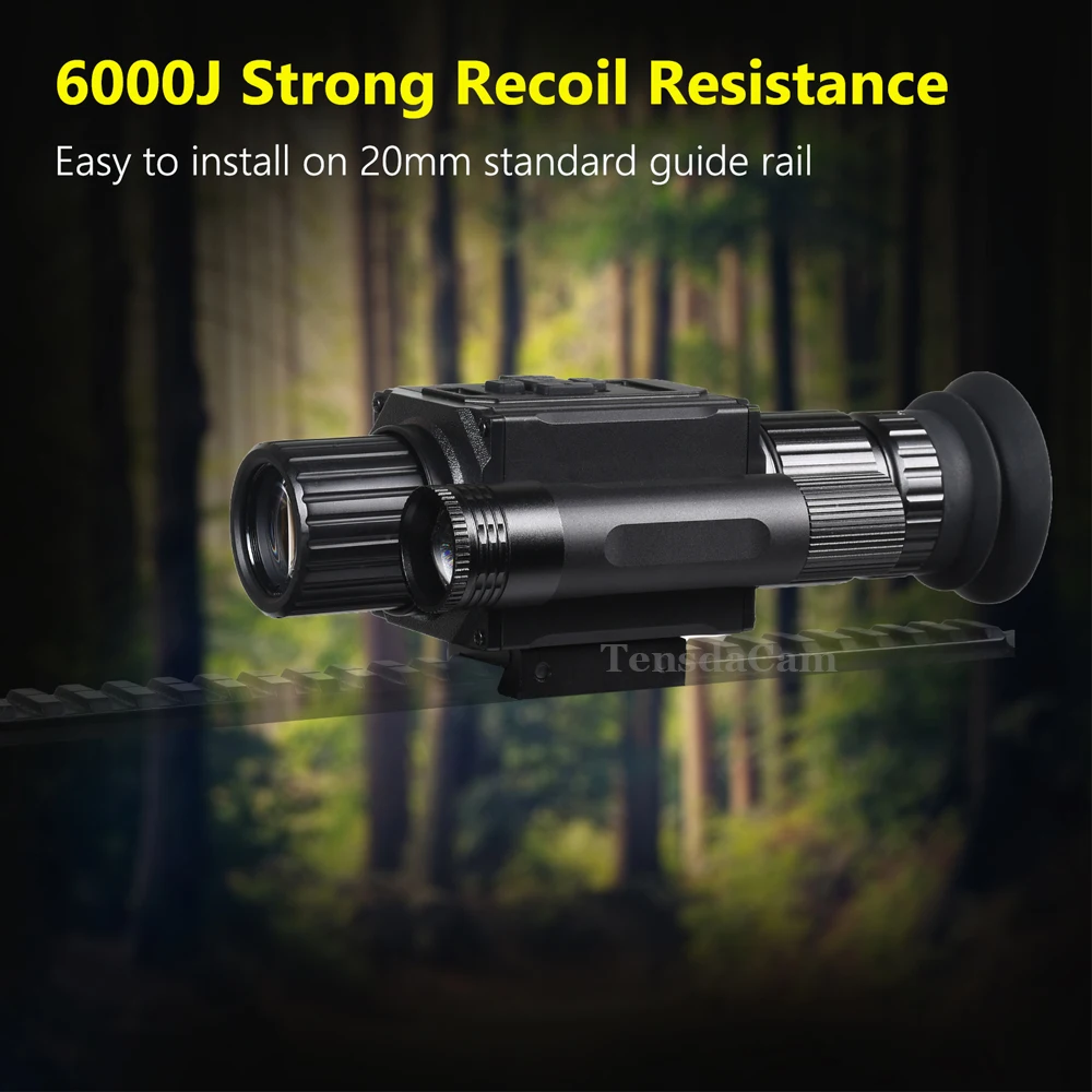 Digital Night Vision Scope Infrared Optics Monocular Riflescope 5X Zoom HD 1080P Video Hunting Camera NK008