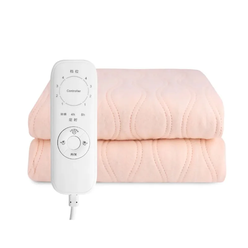 

Бархатное электрическое одеяло с подогревом, 4-х ступенчатый контроллер температуры, комнатное электрическое одеяло, коврик