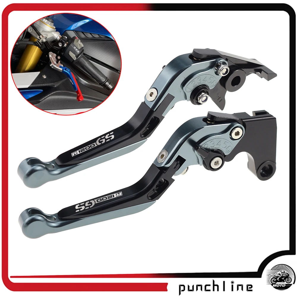 

Fit R1200GS 2004-2012 Brake Handles For R1200GS R 1200 GS Adventure 2006-2013 Folding Extendable Clutch Levers