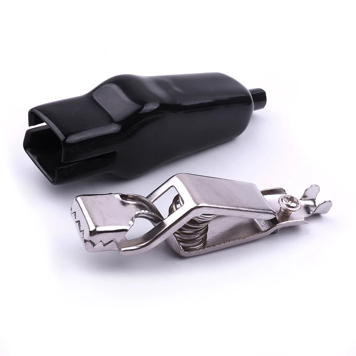 Description Picture 3 of item2PCS 20A Sheathed Alligator Clips Electrical DIY Test Leads Alligator Double-Ended Crocodile Clips Roach Electrical Jumper Wire