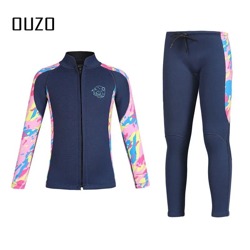 Heren en dames 2/3 mm Shorty Wetsuits met ritssluiting aan de achterkant voor duiken, snorkelen, surfen, kajakken, neopreen natpak met korte mouwen voor watersport