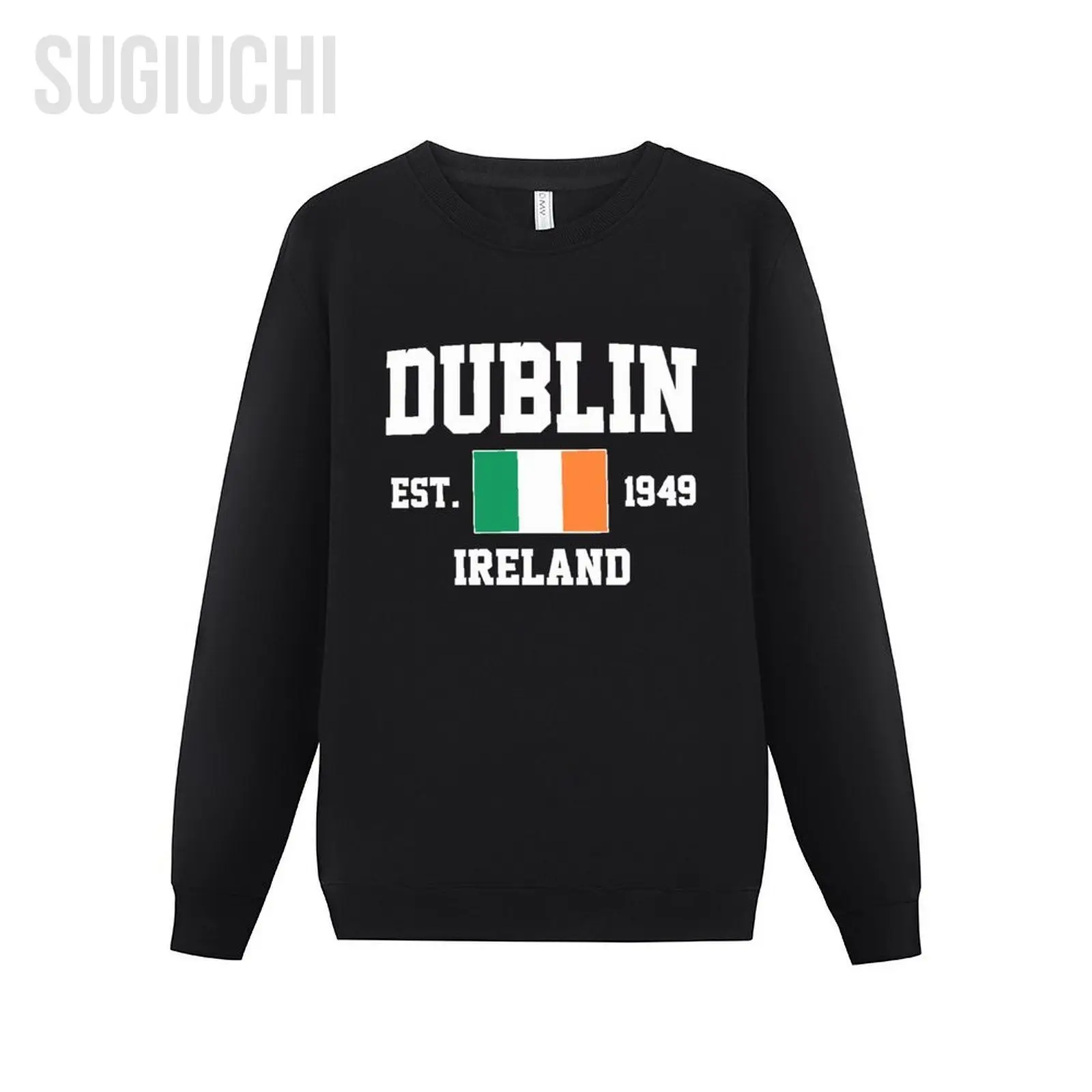 

Men Women Hoodies Ireland EST.1949 Dublin Capital Hoodie Pullover Sweatshirts O-Neck Hip Hop Style Cotton Unisex