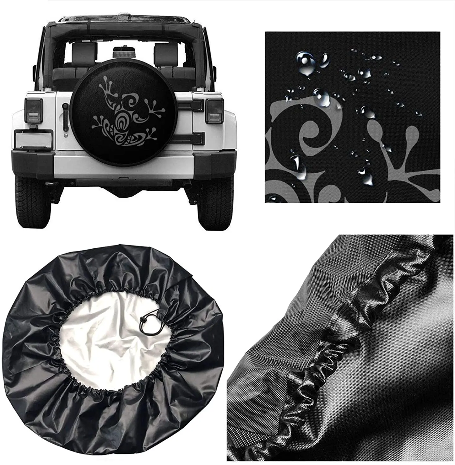 Tree Frog Spare Tire Cover Waterproof Dust-Proof UV Sun Wheel Tire Cover Fit  for ,Trailer, RV, SUV and Many Vehicle 15 Inch AliExpress