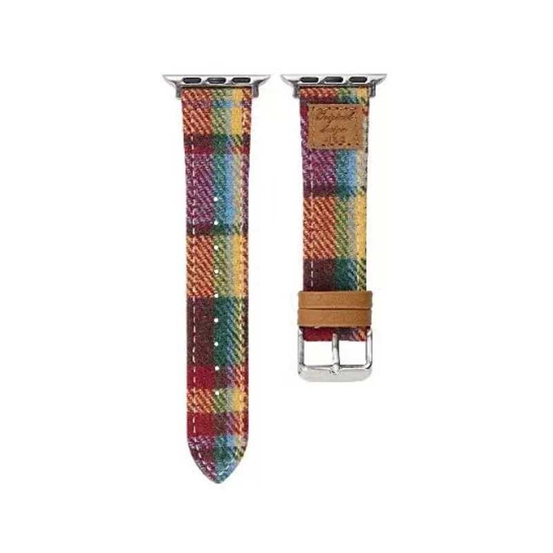 Vintage Leather Wool Strap