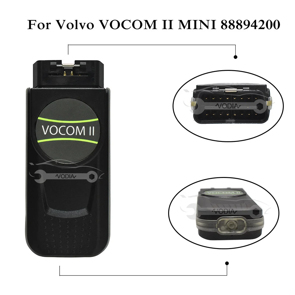 

For vocom II mini 88890400 WIFI new version for volvo vocom truck excavator scanner tool vcads prosis truck diagnostic Tool