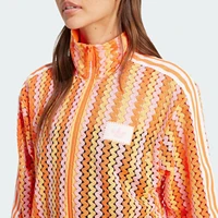 Adidas véritable originaux femme Crochet rayé col montant veste KC0748 4