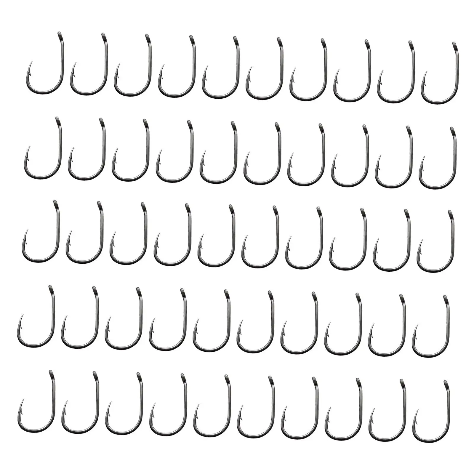 50Pcs Fly Fishing Hooks for Bass, Fish Hooks Equipment Supplies, Dry Fly Hooks