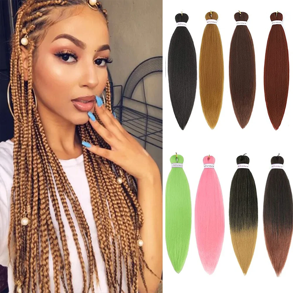 7pcs-yellow-30-inch-pre-stretched-braiding-hair-extensions-long-synthetic-braiding-hair-extensions-for-women-girls