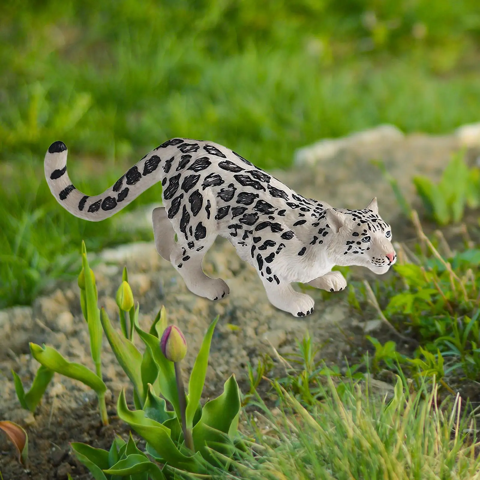 Cheetah Animal Figures Toy Collectible Handmade Handpainted Wildlife Animal