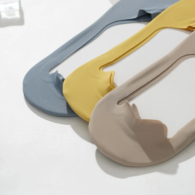 Men's Summer Invisible Boat Socks Matching Casual Non-slip Shallow Cozy Cotton Low Cut No Show Underwear Sock