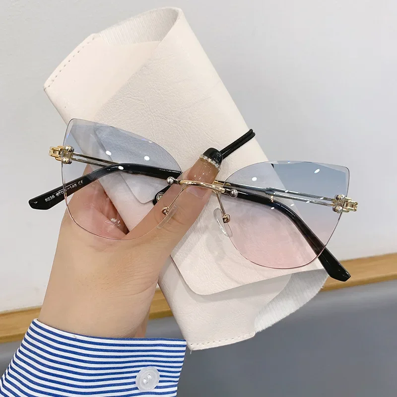 نظارات عين القط العتيقة للسيدات ، مصمم العلامة الت...