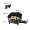 AORAN Electric Frying Pan, Electric Hot Pot, Electric Cooking Pot, Multifunctional Non Stick Integrated Pot 6