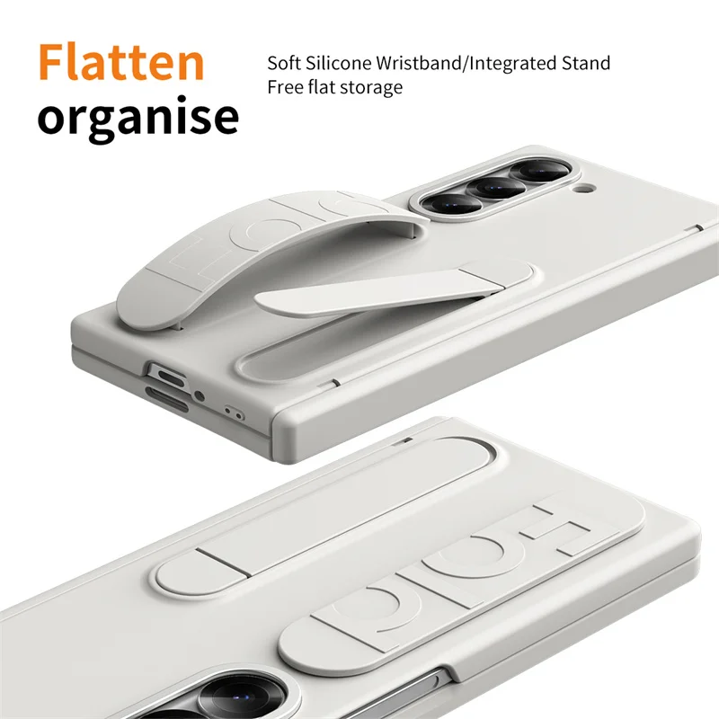 Premium Wristband Stand Case with Stylus Slot and Full Screen Protection Film