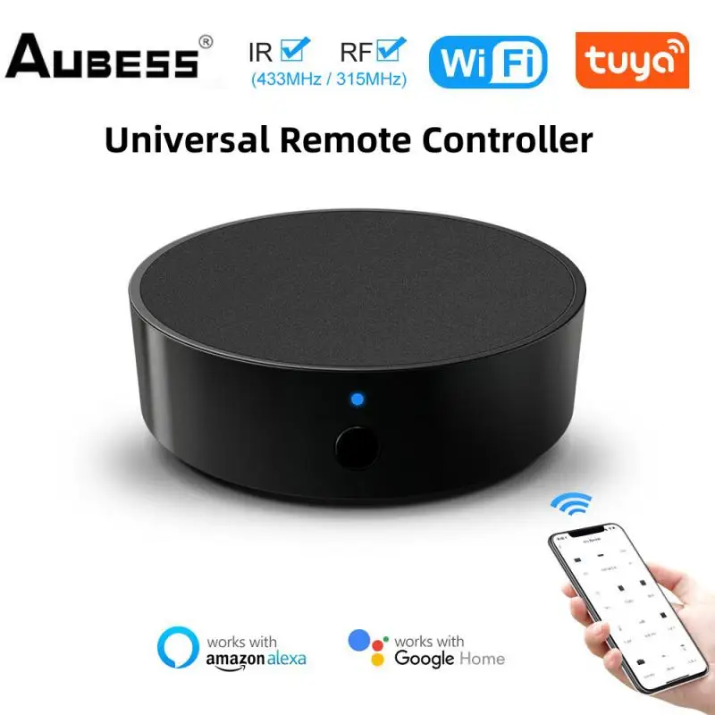 

Tuya WiFi IR RF Remote Control Universal Remote Control For Air Conditioner TV Family Sharing Via Alexa Google Home Smart Home