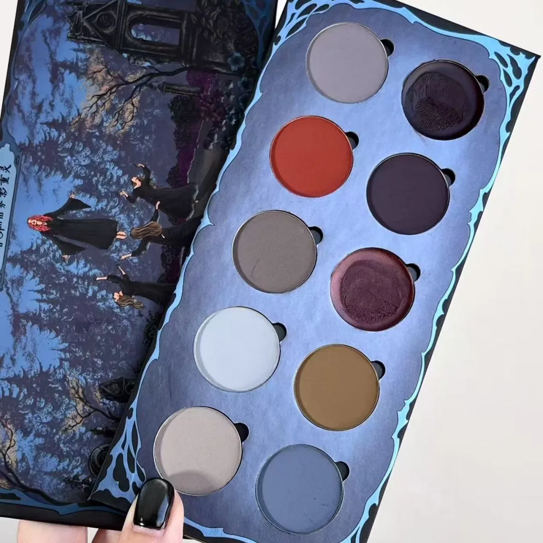Shellwe Makeup Misty Spirit All Matte Eyeshadow Palette Ten Color Full Matte Eye Shadow Disk eye shadow eye shadow plate