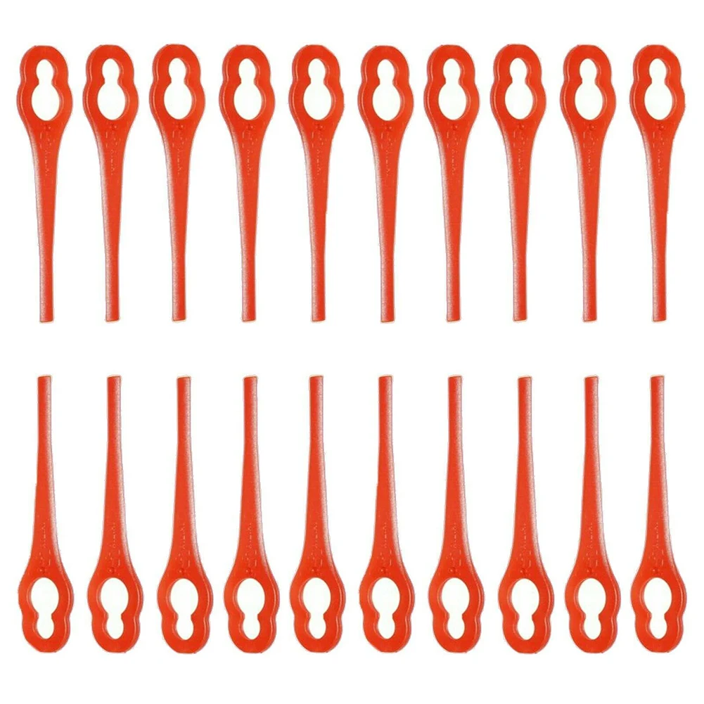 40Pcs Grass Strimmer Plastic Cutter Blades ALM BQ026 For Einhell Trimmers AT 18Li BG-CT 18Li GATE 18Li G GE-CT 18Li  RG-CT 18Li electric grass trimmer