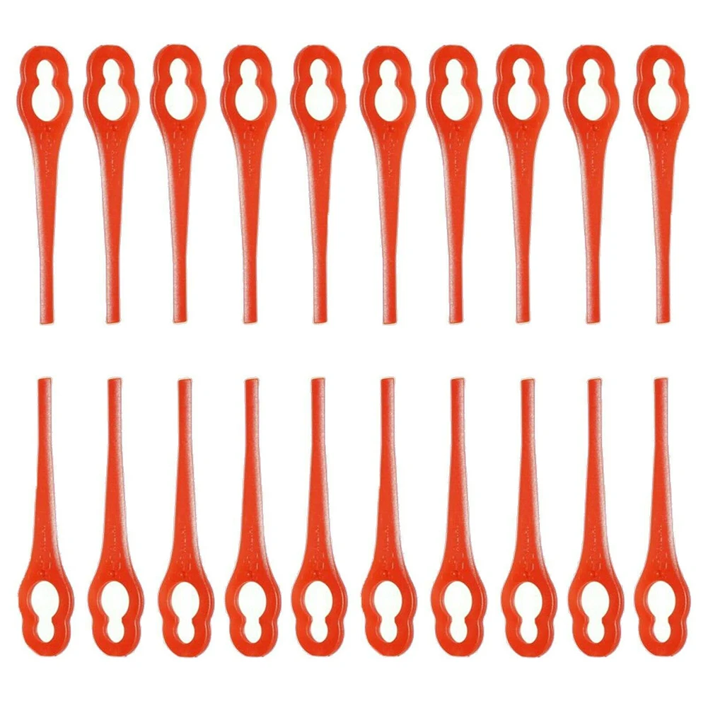 40Pcs Grass Strimmer Plastic Cutter Blades ALM BQ026 For Einhell Trimmers AT 18Li BG-CT 18Li GATE 18Li G GE-CT 18Li  RG-CT 18Li electric grass trimmer