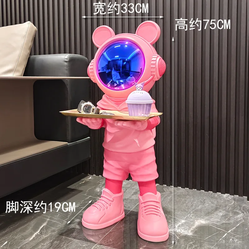 Figurines Large Astronaut Sculpture Luxury Nordic Living Room Aesthetic Home Decor Figurines Art Ornaments Modern Decorative - 4