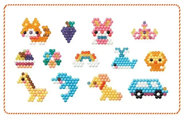 1000pcs/set Water Mist Magic Bead DIY Handmade Puzzle Toy Self Adhesive Water Soluble Bead Creative Early Childhood Education