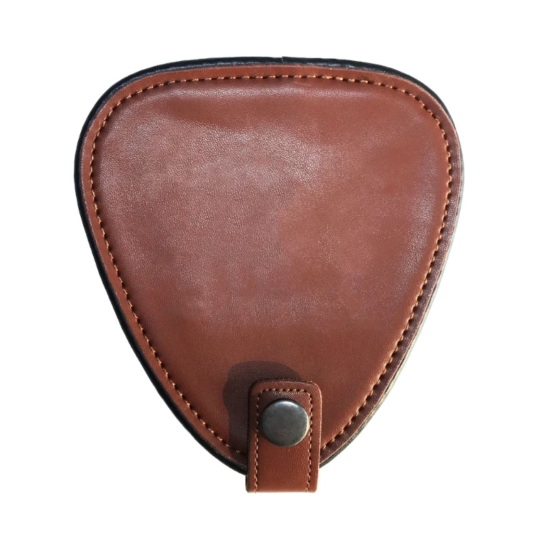 Guitar Pick Box, PU Leather Guitar Pick Bag, Holder with 22Pcs Picks