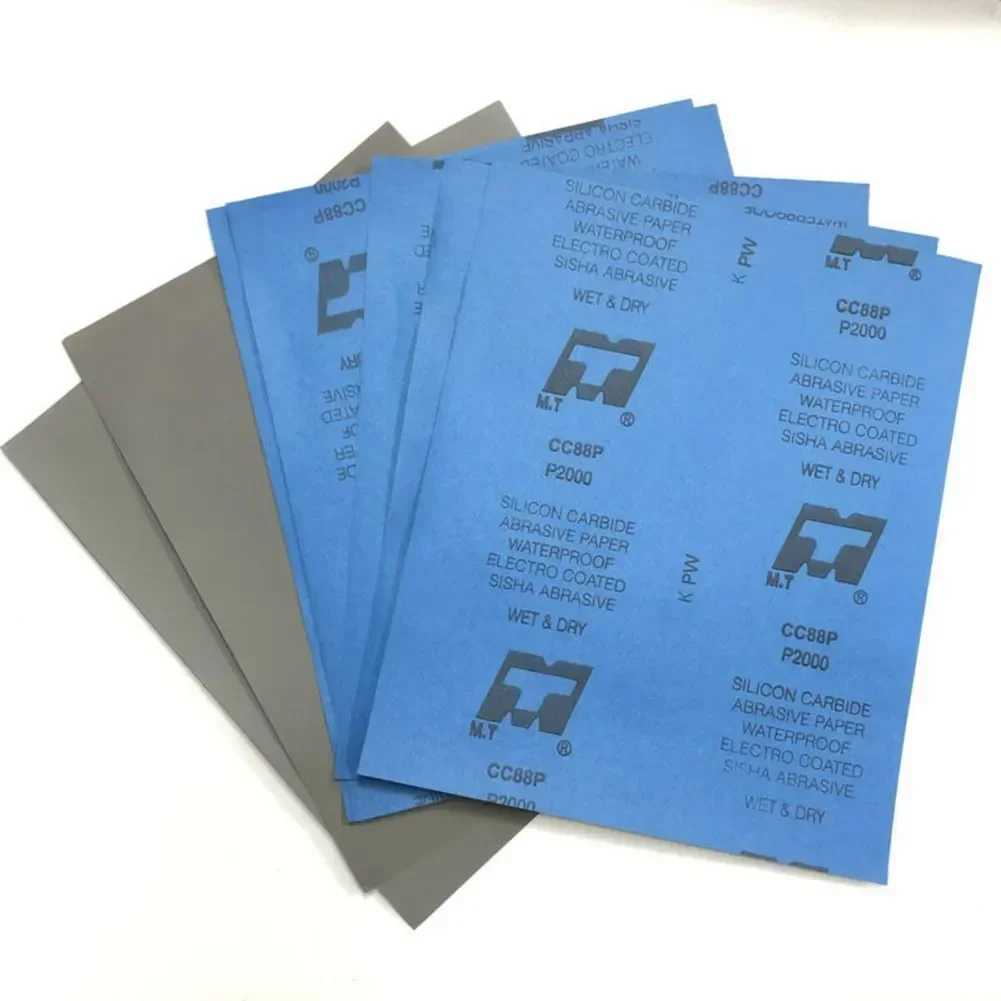 Sand Paper Sandpaper Set Polish Sand Paper Sandpaper Tools Mini Sandpaper Kit 1000/2000/5000/7000 Grit Waterproof Paper Wet/Dry For Construction Automobile Wood Products Machining